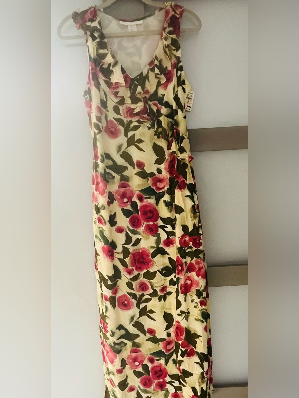 Neiman Marcus NM Essentials Floral Maxi Dress Romantic Wedding Size 8 NWT!